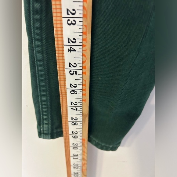 LEVI’S 912 Vtg 80s USA MADE Slim Fit Tapered Leg Orange tag Green Jeans tag 11 M - Picture 10 of 12